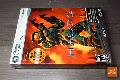 #ad Halo 2 1ST PRINT w Slipcover PC DVD 1997 NEW EX $149.99