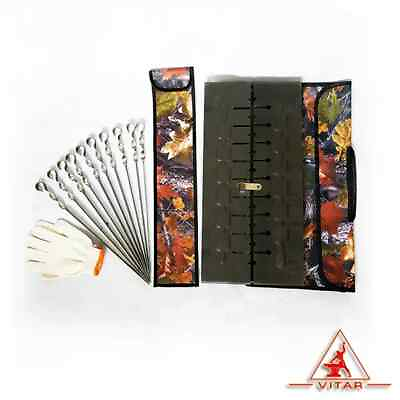 #ad Barbecue suitcase quot;Touristquot; for 6 skewers. $197.00