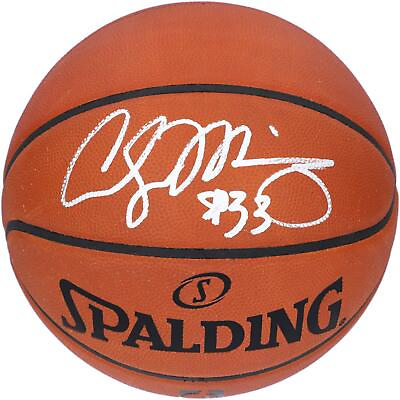 #ad Alonzo Mourning Miami Heat Signed Spalding Official Game Basketball $284.99