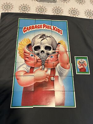 #ad 1986 Topps Original Series 4 Garbage Pail Kids Complete Zack Puzzle Complete #22 $33.00