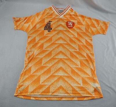 #ad Orange soccer Jersey knvb Dutch Netherlands Holland 80s 90s vtg DOSS usa XL $55.99