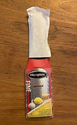#ad Microplane Artisan Series Fine Zester Grater Red $12.00