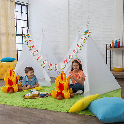 #ad Fun Express Teepee Tent Camp Kit for 4 $179.99