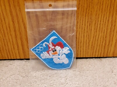 #ad 1976 Innsbruck Austria Olympic Patch Badge Mascot Schneemann Tyrolyan Snowman $16.99