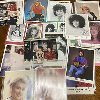 #ad Huge Lot Of 1980’s 1990’s Country Musci Photos Many With Autographs See All $99.99