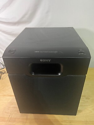 #ad Sony SA WMSP4 Powered Subwoofer 200 watts Peak Power amp; a Crossover of 20 150 Hz $66.93