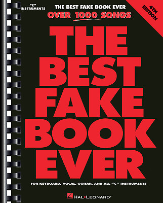#ad Best Fake Book Ever 4th Edition for C Piano Guitar Chord 1000 Songs Sheets Music $59.99