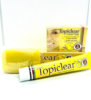 #ad Topiclear Lemon Skin Tone Cream 1.76 oz amp; Topiclear Lemon Soap 3.0 oz $13.99