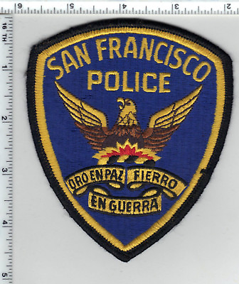 #ad San Francisco Police California Blue Back Shoulder Patch 3rd Issue 1980#x27;s $24.95