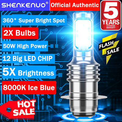 #ad 12V 8000K LED Bulbs for Honda 1971 CT90K31970 CT90K2 1969 CT90K1 Headlight: US $18.89