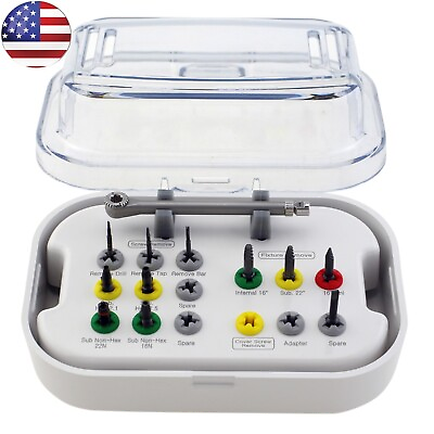 #ad Universal Dental Fixture Screw Remove Tool Kit Implant Surgical Broken Removal $449.99