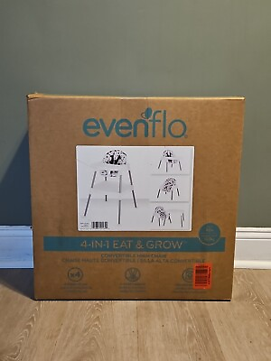#ad Evenflo Eat and Grow 4 in 1 Convertible High Chair Pop Star Gray $54.99