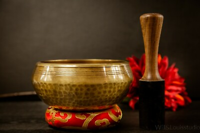 #ad Lingam 5.5 inches antique Singing Bowl for Yoga Meditation Chakra Healing $60.79