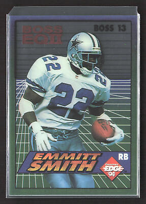 #ad 1994 Collector#x27;s Edge Boss EQII Bronze Letters #13 Emmitt Smith Dallas Cowboys $2.99