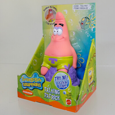 #ad Mattel Nickelodeon Spongebob Squarepants Talking Patrick *NM* $40.89