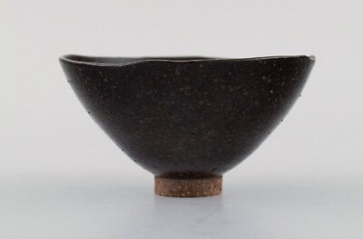 #ad European studio ceramist. Unique bowl in glazed ceramics. 1960 70#x27;s $170.00