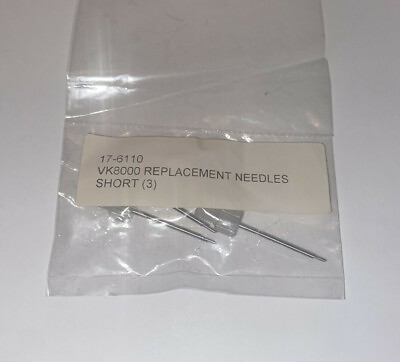 #ad 17 6110 VK8000 Replacement Needles $100.00