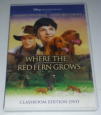 #ad Where the Red Fern Grows Classroom Edition DVD Ex Library Free Shipping $10.00