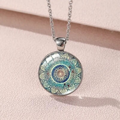 #ad Beautiful Boho Style Flower Pattern Necklace $13.75