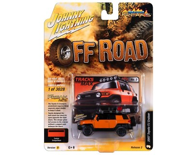 #ad Johnny Lightning Toyota FJ Cruiser 2007 Orange JLSP361 B 1 64 $7.99