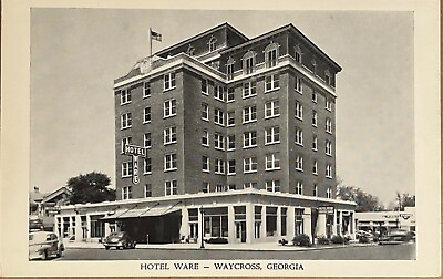 #ad Waycross Georgia Hotel Ware Route 1 Vintage Postcard c1950 $7.16