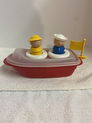 #ad Tupperware Tuppertoy Floatable Kids Childs Toy Boat Canoe vintage 1980s $150.00