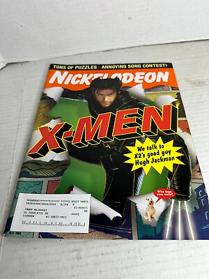 #ad #ad Nickelodeon Nick Magazine Issue # 91 May 2003 X Men X2 Movie Hugh Jackman $19.99