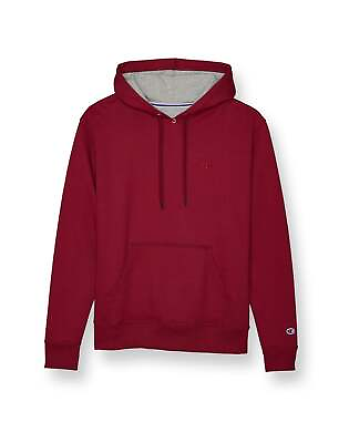#ad #ad Champion Mens Hoodie Sweatshirt Fleece Powerblend Sweats Pullover Front Pouch $37.50