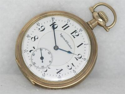 #ad VERY RARE 19 JEWEL TRENTON 16 SIZE GOLD FILLED POCKETWATCH RUNNING $375.00