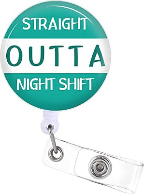 #ad Badge Reels Holder Retractable with ID Clip for Nurse Name Tag Card Cool DSP ... $12.22