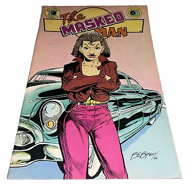#ad The Masked Man #8 Comic Book 1986 Eclipse Comics $7.48