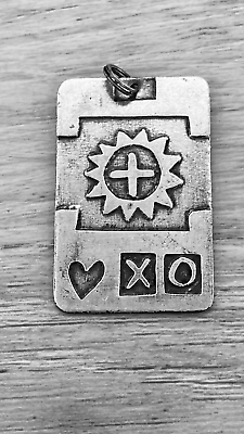#ad Handcrafted Artisan Steampunk Love Heart Friendship Sterling Silver Pendant GMK $23.99