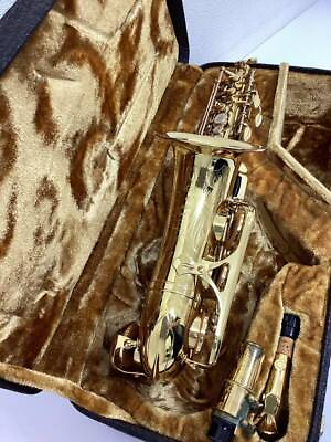 #ad YANAGISAWA SC 800 Saxophone Elimona Period Curved Soprano Gold with Hard Case $2800.00