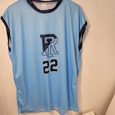 #ad University Of Rhode Island Rams Mens Practice Jersey #22 Bring The Ruckus Blue $11.47