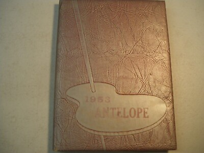 #ad Abernathy High School 1953 Antelope Texas yearbook $25.00