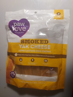 #ad Paw Love Long Lasting Smoked Yak Cheese Dog Chews EXP 08 25 $15.99