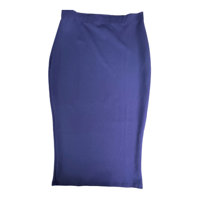 #ad Blue pencil skirt $5.00