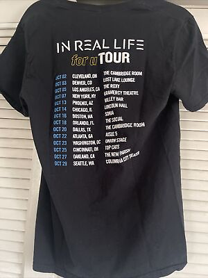 #ad In Real Life Boy Band Concert For U Tour Tee Shirt M She Do 2019 Brady Tutton $41.50