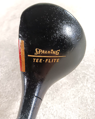 #ad Vintage Spalding Golf Wood Driver 1 Tee Flite $17.06