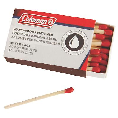#ad Coleman Waterproof Matches 4 Pack $7.75