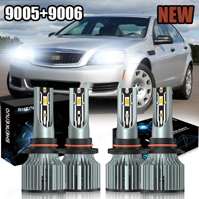 #ad 6000K Ice Blue Front LED Headlight Bulbs for Scion tC High amp; Low Beam 2005 2013 $39.99
