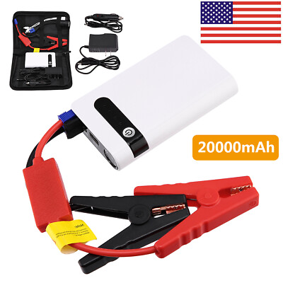 #ad Car Battery Jump Starter Portable 12V Battery Booster Auto Power Bank Flashlight $33.99