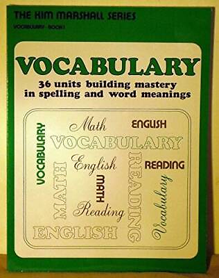 #ad Kim Marshall Series in Vocabulary Book 1 Paperback By Marshall Kim GOOD $4.48