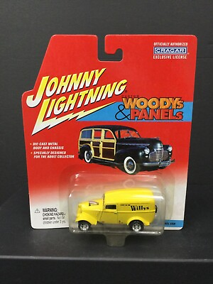 #ad #x27;33 WILLYS PANEL VAN Johnny Lightning WOODYS amp; PANELS SEALED Car 1:64 $7.99