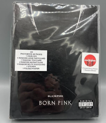 #ad ⚡️BLACKPINK BORN PINK BLACK VERSION B CD TARGET EXCLUSIVE🆕 $17.99