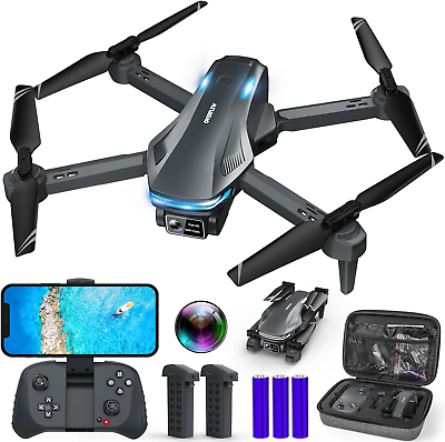 #ad Advanced Camera Drone for Adults 1080P High Altitude Hold Selfie Mode 3D Flips $99.99