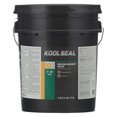 #ad KOOL SEAL KS0073300 20 Asphalt SealerPailBlack5 gal 36MV60 $65.23
