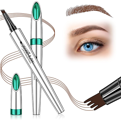 #ad Eyebrow Pencil Microblade Eyebrow Pen Waterproof Microblading Eyebrow Pen 4 Fo $13.29