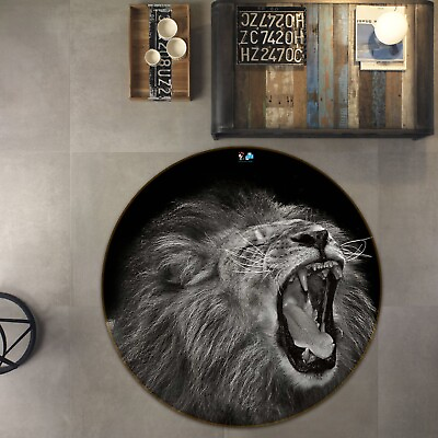 #ad 3D Animal Sleepy Lion NBC494777 Game Rug Mat Elegant Photo Carpet Mat Romy AU $168.99