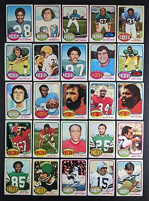 #ad 1976 Topps Football Set Break 25 Cards $15.00